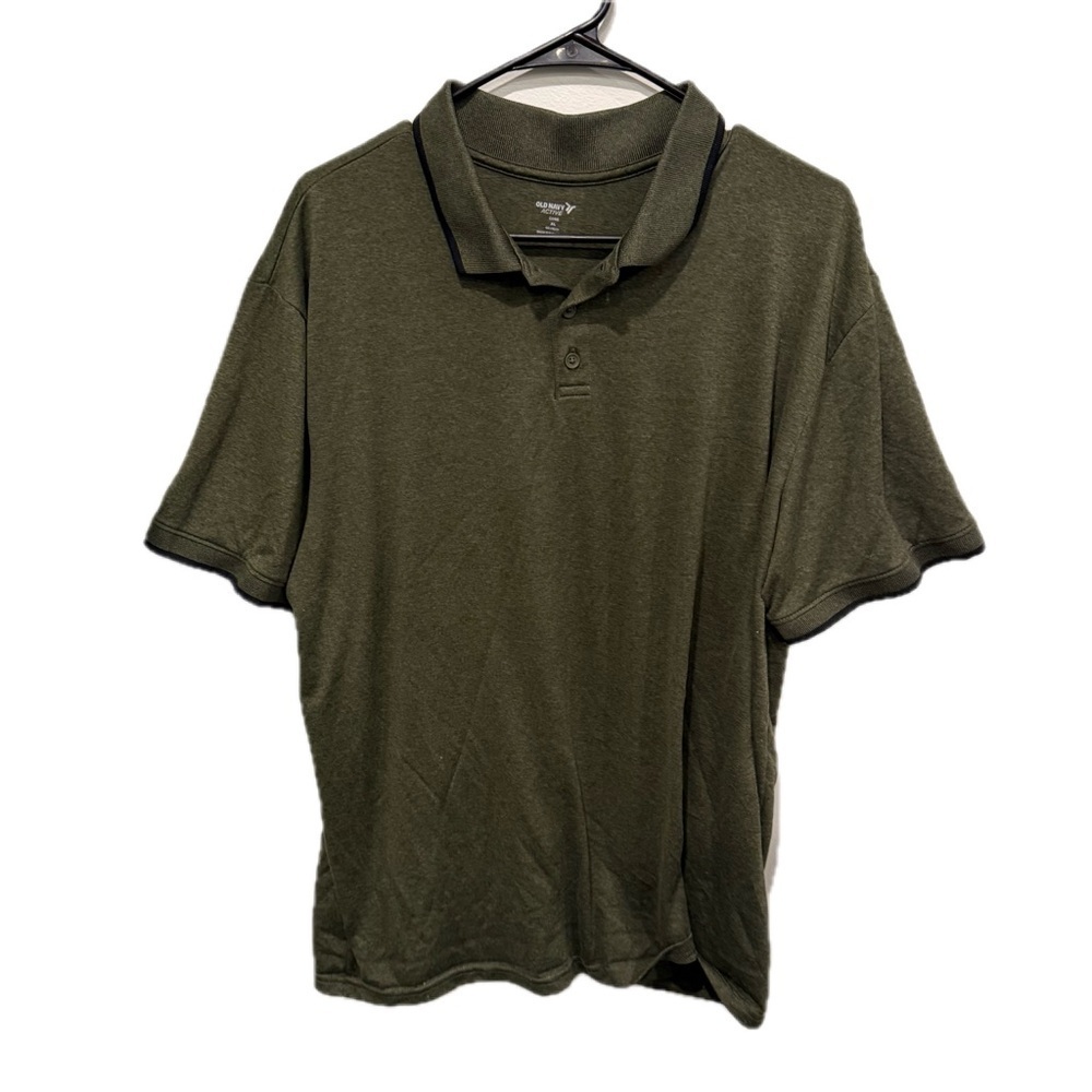 Old Navy Active Core Dark Green Polo Shirt Men’s XL